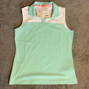 Brand new with tags on women’s golf shirt